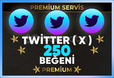 ⚡ [ PREMİUM ] TWİTTER ( X ) 250 BEĞENİ ⚡