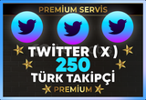 ⚡ [ PREMİUM ] TWİTTER ( X ) 250 TÜRK TAKİPÇİ ⚡