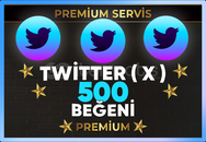 ⚡ [ PREMİUM ] TWİTTER ( X ) 500 BEĞENİ ⚡