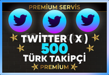 ⚡ [ PREMİUM ] TWİTTER ( X ) 500 TÜRK TAKİPÇİ ⚡