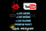 (PREMİUM) YOUTUBE ETKİLEŞİM PAKETİ