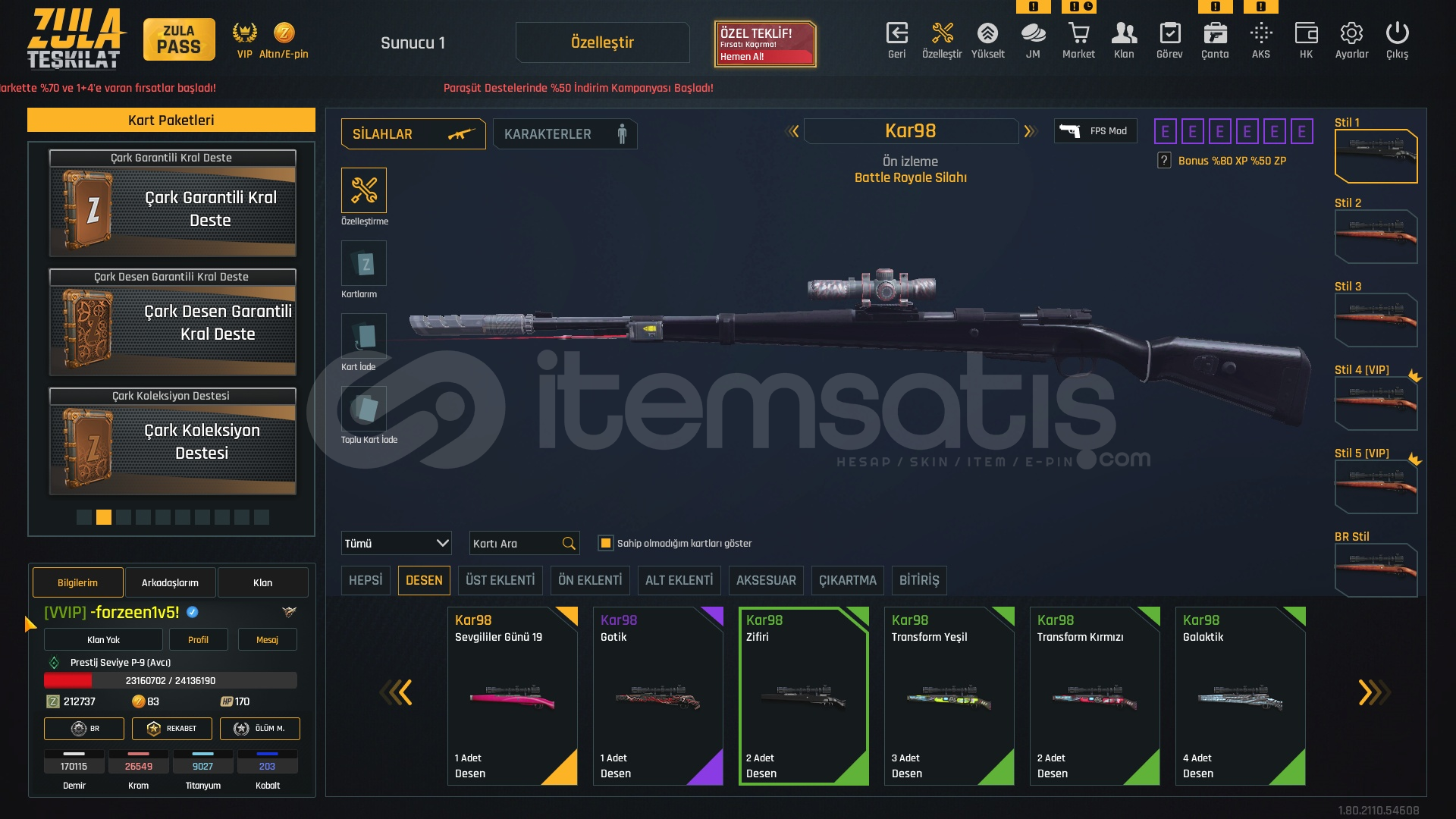 PRESTİJ 9 SEVİYE META SINIRISZLI HESAP  PRESTİJ 9 SEVİYE META SINIRISZLI HESAP