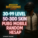 ⭐[PRİME] 50-300 SKİN PUBG RANDOM HESAP⭐