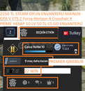 PRİME HESAP 10 LV GTA V ETS 2 Forza Horizon 4 2