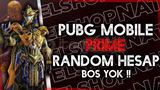 ⭐[PRIME] PUBG RANDOM HESAP