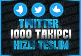 ⭐PROBLEMSİZ⭐HIZLI⭐1.000 ADET TWİTTER TAKİPÇİ