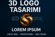 Profesyonel 3D Logo – Kişiye Özel & Hızı Teslim