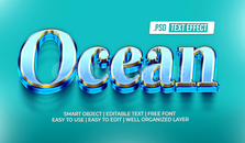 Profesyonel Mavi 3D PSD 