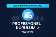 ✔✨ PROFESYONEL DISCORD SUNUCU KURULUM HİZMETİ ✨