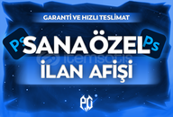 ⭐️ PROFESYONEL İLAN AFİŞ TASARIMI - EN İYİSİ ⭐️