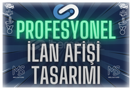 Profesyonel İlan Afişi Tasarımı %100