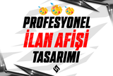 ✨Profesyonel İLAN AFİŞİ Tasarımı | Onaylı✨