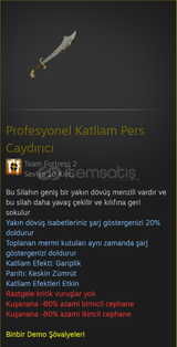 Profesyonel Katliam Pers Caydırıcı