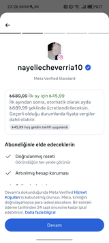 Profosyenel Kız Hesap+İndirimli Meta Verified 