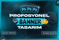 ⭐ (PROFOSYONEL) SİZE ÖZEL BANNER TASARIMI !⭐