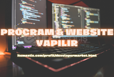 PROGRAM & WEBSİTE YAPILIR