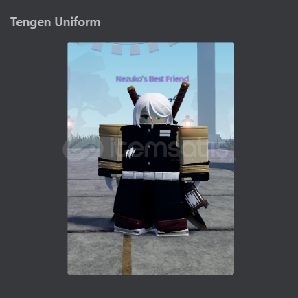 Project Slayers / Tengen Uniform / Item Project Slayers / Tengen Uniform / Item