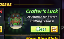 Prospecting Crafters Luck