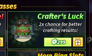 Prospecting Crafters Luck Prospecting Crafters Luck