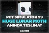 PS 99 Huge Lunar Moth - Anında Teslimat!