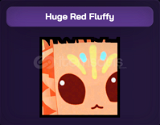 [PS 99] Huge Red Fluffy