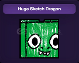 [PS 99] Huge Sketch Dragon