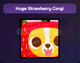 [PS 99] Huge Strawberry Corgi