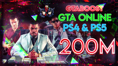 ⭐(PS4 & PS5) 200M GTA Online Boost ⭐