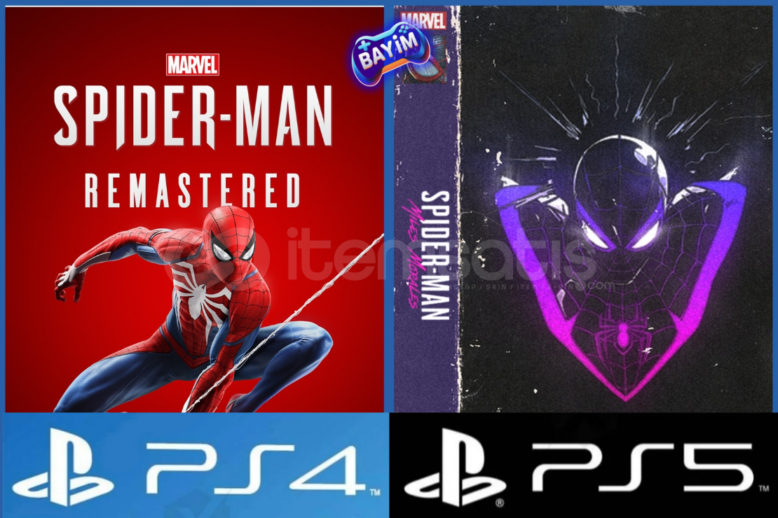 PS4/PS5 Spider-Man Remastered Spider-Man: Miles PS4/PS5 Spider-Man Remastered Spider-Man: Miles