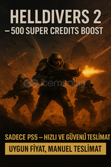 PS5 | HELLDIVERS 2 - 500 SUPER CREDITS BOOST