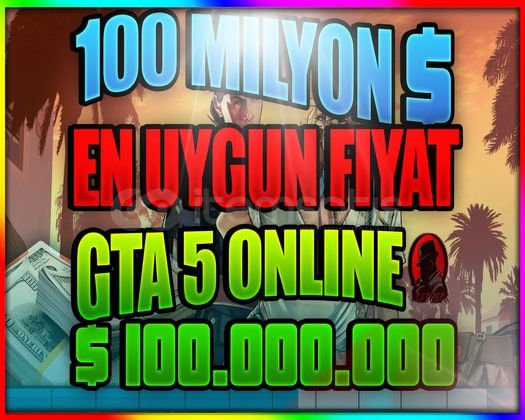 PS5-PS4 GTA ONLİNE 100.000.000 PS5-PS4 GTA ONLİNE 100.000.000