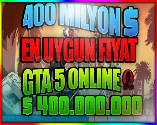 PS5-PS4 GTA ONLİNE 400.000.000  PS5-PS4 GTA ONLİNE 400.000.000