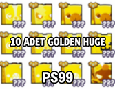 ⭐ (PS99) 10 ADET GOLDEN HUGE[HIZLI TESLİM]