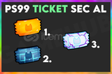 ⚡PS99 - 150x TICKET SEC-AL