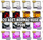 ⭐ (PS99) 20 ADET NORMAL HUGE[HIZLI TESLİM]