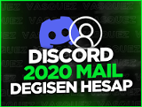 ⭐ Discord 2020 Mail Değişen Hesap ⭐