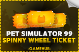 ☘️[PS99] 250x ADET SPINNY WHEEL TICKET