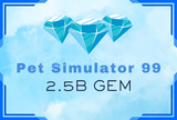 PS99 2.5b (milyar) Gems | Hızlı ve Güvenilir |