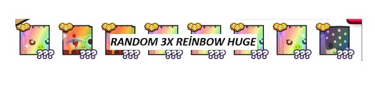 ⭐PS99 - 3 ADET REİNBOW HUGE⭐ ⭐PS99 - 3 ADET REİNBOW HUGE⭐