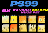 [PS99]5 ADET RANDOM GOLDEN HUGE PET