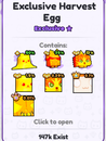 PS99 ┃5X HARVEST EGG