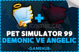 ☘️[PS99] DEMONIC VE ANGELIC KİTAPLAR 