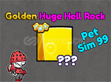 PS99 En ucuz Golden Huge Hell Rock