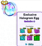 PS99 EXCLUSIVE HOLOGRAM EGG