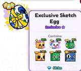 PS99 EXCLUSIVE SKETCH EGG 