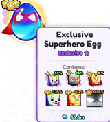 PS99 EXCLUSIVE SUPERHERO EGG