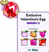 PS99 EXCLUSIVE VALENTINES EGG