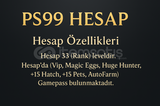 PS99 Game Pass'li Full Hesap 
