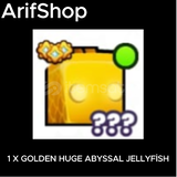 PS99 - GOLDEN HUGE ABYSSAL JELLYFİSH - ANINDA