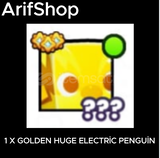 PS99 - GOLDEN HUGE ELECTRİC PENGUİN - ANINDA